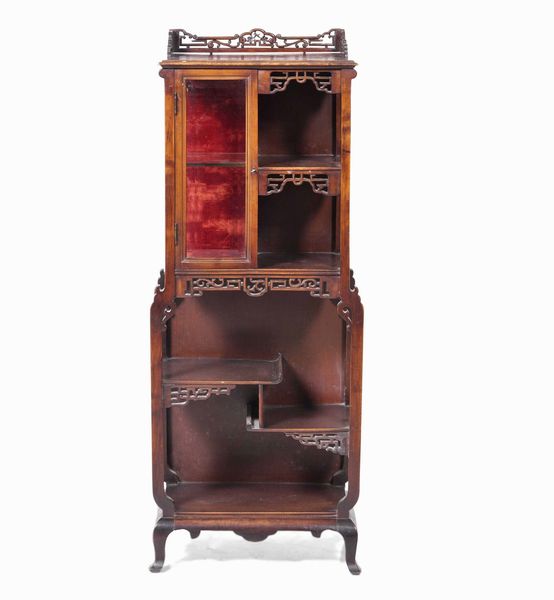 Vetrinetta in legno. Cina, XX secolo  - Asta Dimore italiane  - Associazione Nazionale - Case d'Asta italiane