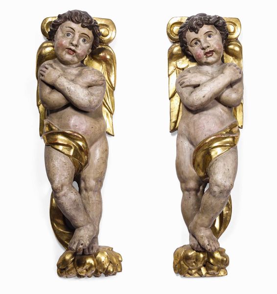 Coppia di lesene, XVIII-XIX secolo  - Asta Dimore italiane  - Associazione Nazionale - Case d'Asta italiane