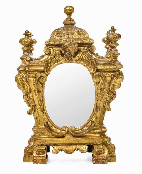 Reliquario in legno intagliato e dorato, XVII-XVIII secolo  - Asta Dimore italiane  - Associazione Nazionale - Case d'Asta italiane