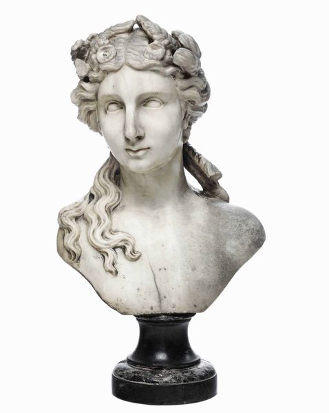 Cerere. Marmo bianco. Scultore del XVIII secolo  - Asta Dimore italiane  - Associazione Nazionale - Case d'Asta italiane