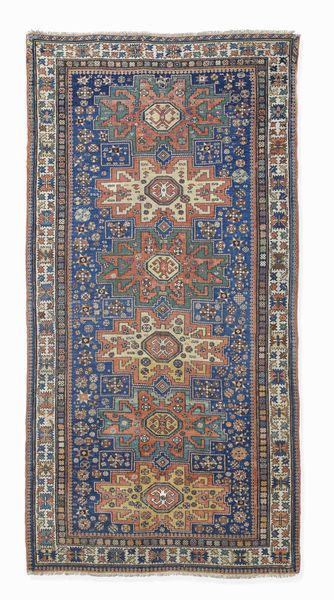 Tappeto Soumak. Caucaso, fine XIX - inizio XX secolo  - Asta Dimore italiane  - Associazione Nazionale - Case d'Asta italiane