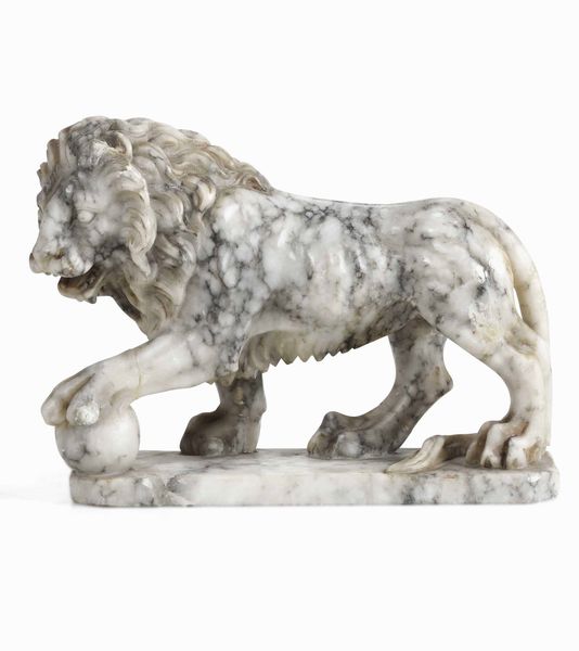 Leone in marmo  - Asta Dimore italiane  - Associazione Nazionale - Case d'Asta italiane