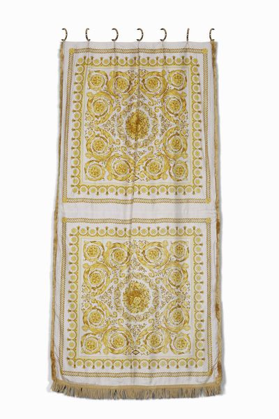 Coppia di tende con tessuto Versace  - Asta Dimore italiane  - Associazione Nazionale - Case d'Asta italiane