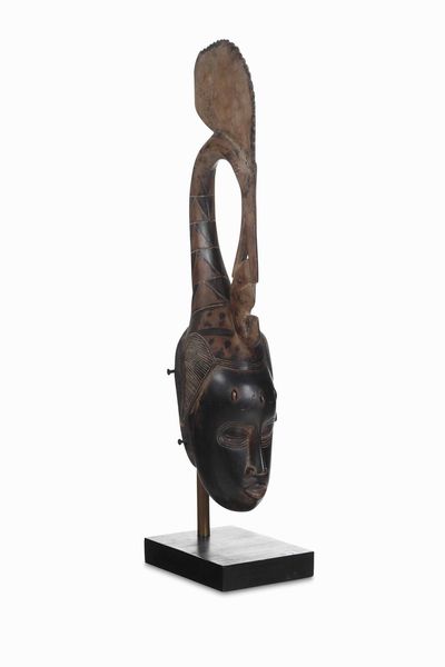 Arte africana, maschera tribale in legno  - Asta Dimore italiane  - Associazione Nazionale - Case d'Asta italiane