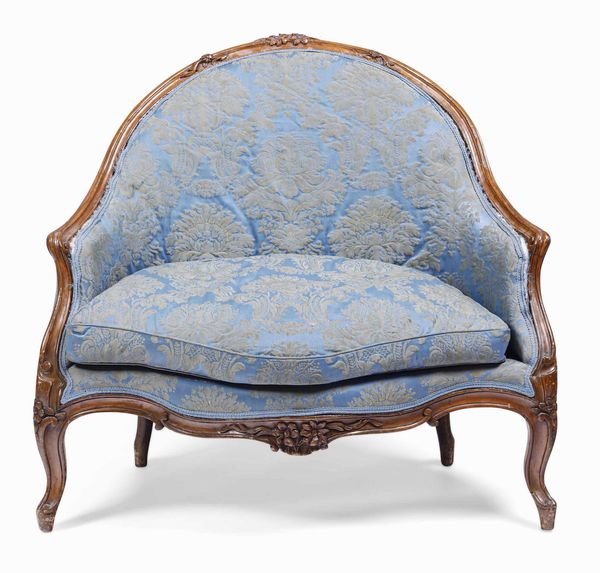 Poltrona angolare in legno intagliato. Francia, seconda met XVIII secolo  - Asta Dimore italiane  - Associazione Nazionale - Case d'Asta italiane