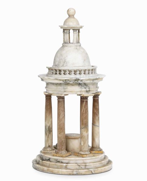 Tempietto in alabastro, XIX-XX secolo  - Asta Dimore italiane  - Associazione Nazionale - Case d'Asta italiane