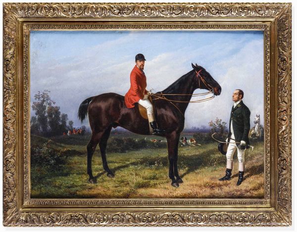 ,Filippo Palizzi a firma di : Cavallo e cavaliere, 1852  - Asta Dimore italiane  - Associazione Nazionale - Case d'Asta italiane