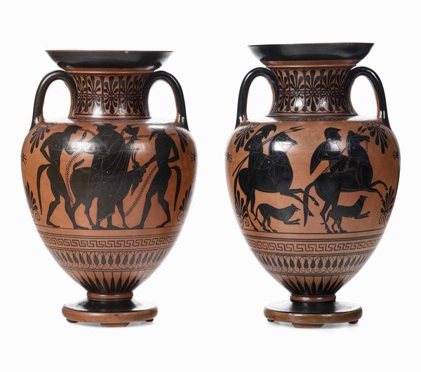 Due crateri.<BR>Napoli, seconda met del XIX secolo  - Asta Dimore italiane  - Associazione Nazionale - Case d'Asta italiane