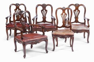 Fornitura da salotto Luigi XV. Veneto, XVIII secolo  - Asta Dimore italiane  - Associazione Nazionale - Case d'Asta italiane