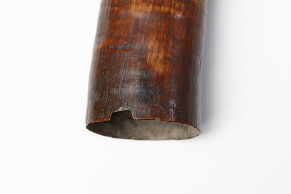 Mangbetu - Repubblica Democratica del Congo : Olifante da caccia.Avorio a patina scura e lucida.Piccoli difetti e segni d'uso.  - Asta Asta 365 | ARTE AFRICANA, OCEANICA E DELLE AMERICHE - ARTE AFRICANA Tradizionale - Associazione Nazionale - Case d'Asta italiane