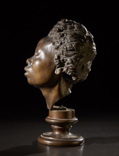 AUTORE NON IDENTIFICATO : Scultura di testa.Bronzo.  - Asta Asta 365 | ARTE AFRICANA, OCEANICA E DELLE AMERICHE - ARTE AFRICANA Tradizionale - Associazione Nazionale - Case d'Asta italiane