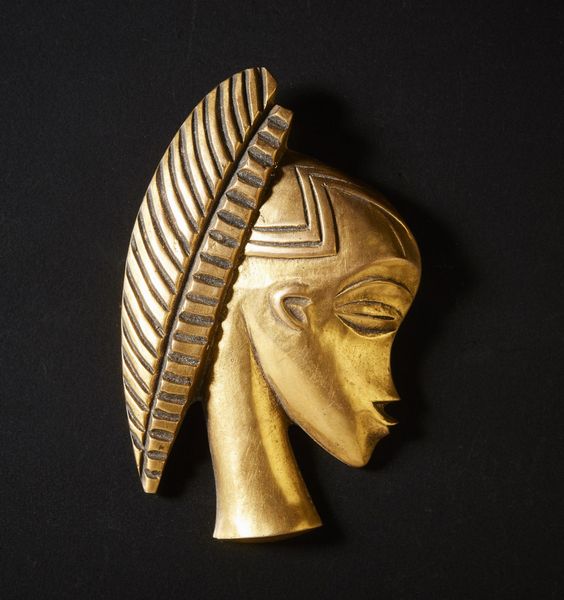 AUTORE NON IDENTIFICATO : Spilla in fusione.Anni '50 circa.Ottone.  - Asta Asta 365 | ARTE AFRICANA, OCEANICA E DELLE AMERICHE - ARTE AFRICANA Tradizionale - Associazione Nazionale - Case d'Asta italiane