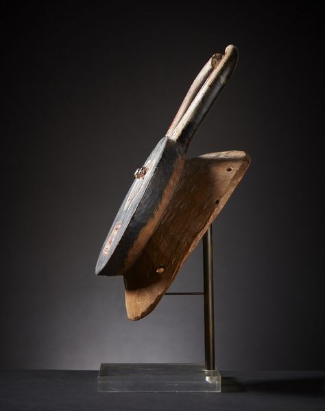 Baule - Costa d'Avorio : Maschera Kpl Kpl.Legno duro, pigmenti industriali.Restauri e segni d'uso.Con base.  - Asta Asta 365 | ARTE AFRICANA, OCEANICA E DELLE AMERICHE - ARTE AFRICANA Tradizionale - Associazione Nazionale - Case d'Asta italiane