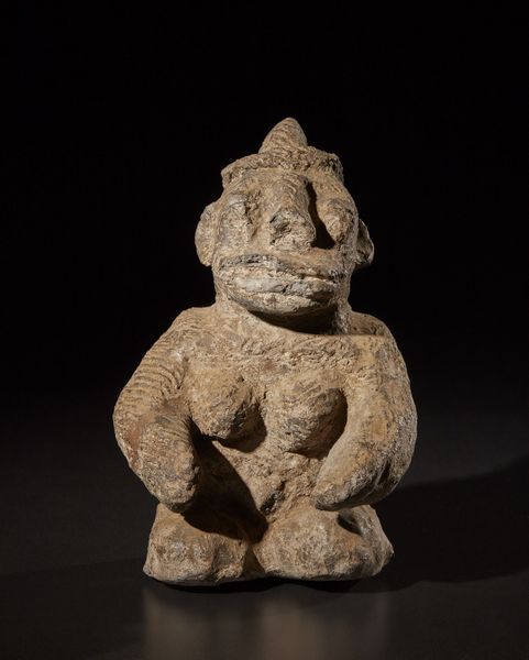 Sao - Chad : Terracotta antropomorfa.Mancanze e restauri.Etichetta di collezione Monti n 3967.  - Asta Asta 365 | ARTE AFRICANA, OCEANICA E DELLE AMERICHE - ARTE AFRICANA Tradizionale - Associazione Nazionale - Case d'Asta italiane