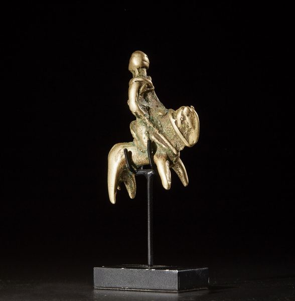 Kotoko - Chad : Scultura equestre o Putchu Guinadji.Lega metallica.Segni d'uso.Con base moderna.  - Asta Asta 365 | ARTE AFRICANA, OCEANICA E DELLE AMERICHE - ARTE AFRICANA Tradizionale - Associazione Nazionale - Case d'Asta italiane