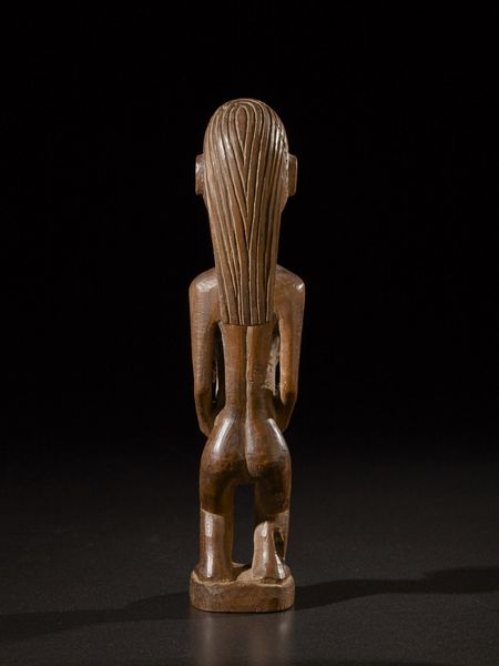 Tabwa - Repubblica Democratica del Congo : Figura femminile.Legno duro a patina lucida.Segni d'uso.  - Asta Asta 365 | ARTE AFRICANA, OCEANICA E DELLE AMERICHE - ARTE AFRICANA Tradizionale - Associazione Nazionale - Case d'Asta italiane
