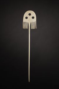 Mangbetu o Zande - Repubblica Democratica del Congo : Spillone per capelli.Avorio.Segni d'uso.  - Asta Asta 365 | ARTE AFRICANA, OCEANICA E DELLE AMERICHE - ARTE AFRICANA Tradizionale - Associazione Nazionale - Case d'Asta italiane