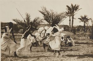 Foto Rimoldi - Foto Rimoldi, Bengasi (attr.)Lotta, primi anni '900.stampa alla gelatina sali d'argento.