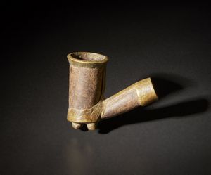 Arte africana : Fornello da pipa.Ferro e ottone.Segni d'uso.  - Asta Asta 365 | ARTE AFRICANA, OCEANICA E DELLE AMERICHE - ARTE AFRICANA Tradizionale - Associazione Nazionale - Case d'Asta italiane