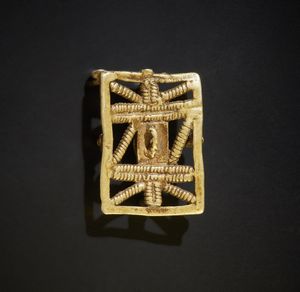 Akan - Ghana e Costa d'Avorio : Peso per oro.Lega metallica.Segni d'uso.  - Asta Asta 365 | ARTE AFRICANA, OCEANICA E DELLE AMERICHE - ARTE AFRICANA Tradizionale - Associazione Nazionale - Case d'Asta italiane