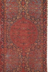 Inusuale piccolo tappeto Ushak ovest Anatolia, fine XVI secolo  - Asta Tappeti Antichi - Associazione Nazionale - Case d'Asta italiane