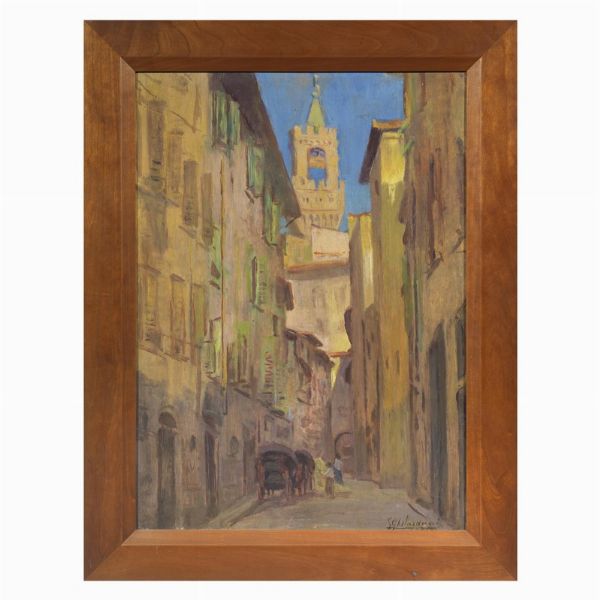 GHELARDUCCI GIULIO : Giulio Ghelarducci  - Asta Dipinti e Sculture del XIX e XX secolo - Associazione Nazionale - Case d'Asta italiane