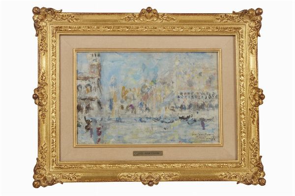 Mantovani Luigi : Luigi Mantovani  - Asta Dipinti e Sculture del XIX e XX secolo - Associazione Nazionale - Case d'Asta italiane