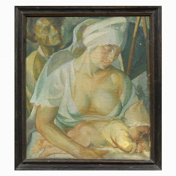 Scuola ungherese, primo XX sec.  - Asta Dipinti e Sculture del XIX e XX secolo - Associazione Nazionale - Case d'Asta italiane