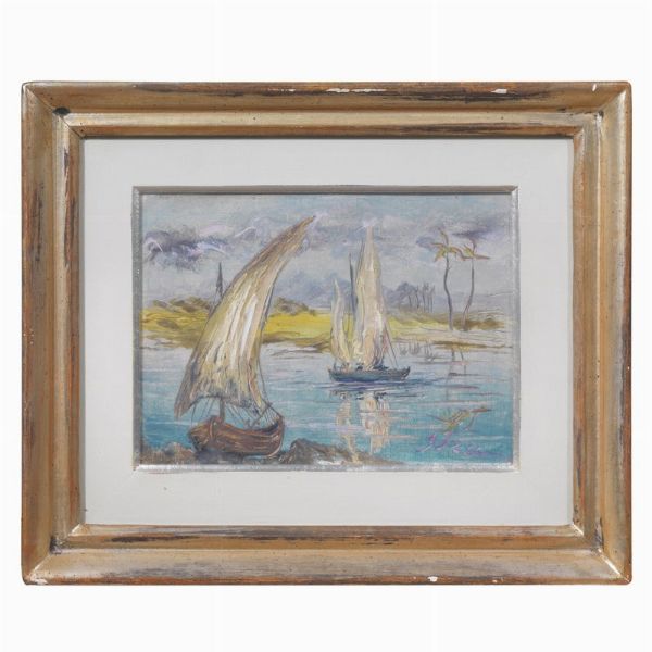 Scuola del sec. XX  - Asta Dipinti e Sculture del XIX e XX secolo - Associazione Nazionale - Case d'Asta italiane