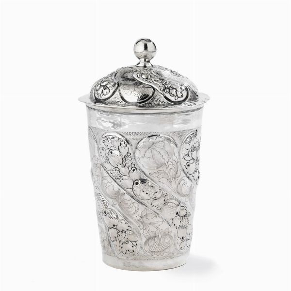 BICCHIERE, EUROPA DEL NORD, SECOLO XIX  - Asta Argenti italiani ed europei - Associazione Nazionale - Case d'Asta italiane