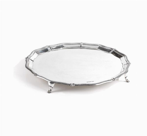 GRANDE SALVER, CITT&Agrave; DI SHEFFIELD, 1945, ARGENTIERE E SILVER & CO  - Asta Argenti italiani ed europei - Associazione Nazionale - Case d'Asta italiane