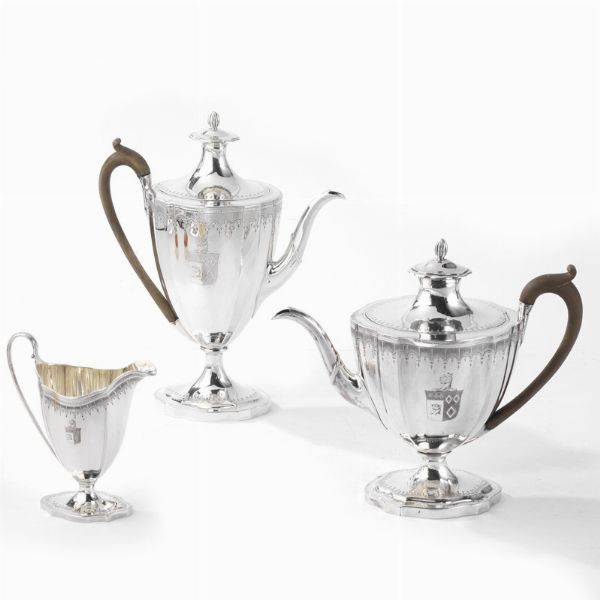 SERVIZIO DA T&Egrave;, LONDRA, 1790, ARGENTIERE PETER PODIO  - Asta Argenti italiani ed europei - Associazione Nazionale - Case d'Asta italiane