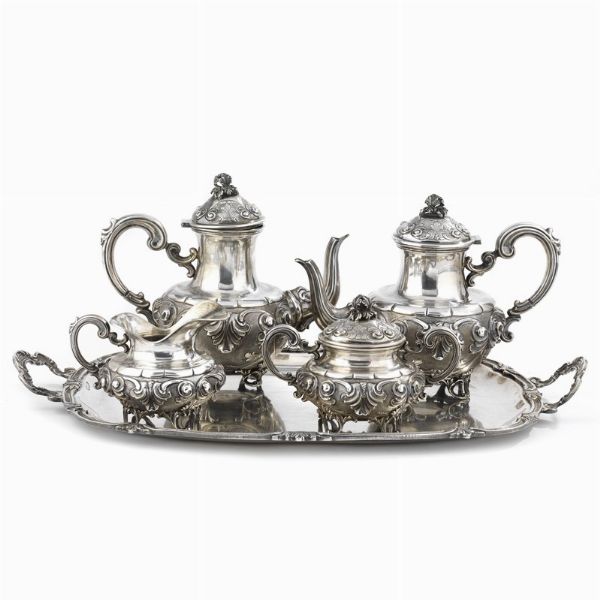 SERVIZIO DA T&Egrave; E CAFF&Egrave;, ALESSANDRIA, SECOLO XX  - Asta Argenti italiani ed europei - Associazione Nazionale - Case d'Asta italiane