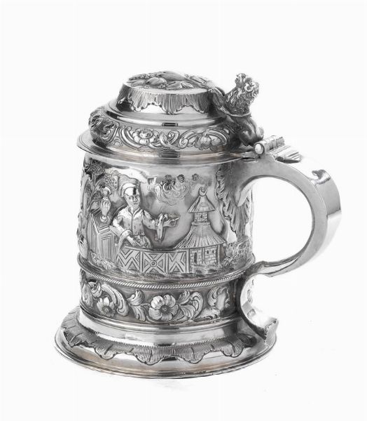 TANKARD, LONDRA, 1766, ARGENTIERE ERIC ROMER  - Asta Argenti italiani ed europei - Associazione Nazionale - Case d'Asta italiane