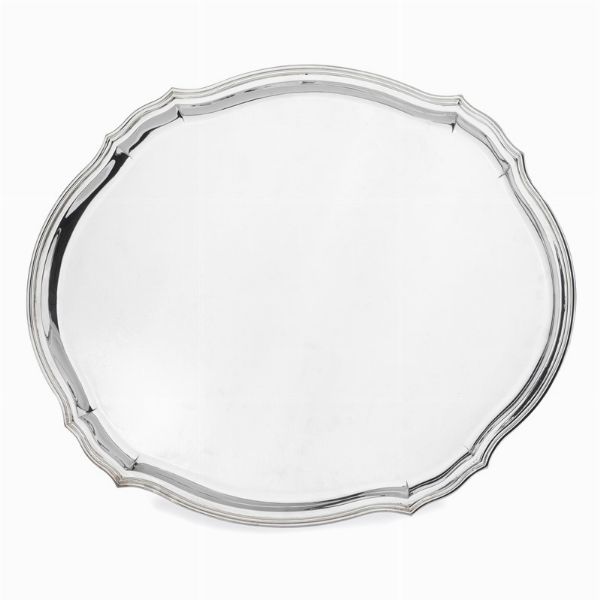 COPPIA DI VASSOI, PARIGI, 1920 CIRCA, ARGENTIERE TEDARD FRERES  - Asta Argenti italiani ed europei - Associazione Nazionale - Case d'Asta italiane