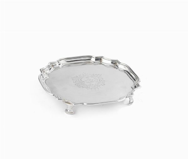 PICCOLO SALVER, LONDRA, 1729  - Asta Argenti italiani ed europei - Associazione Nazionale - Case d'Asta italiane