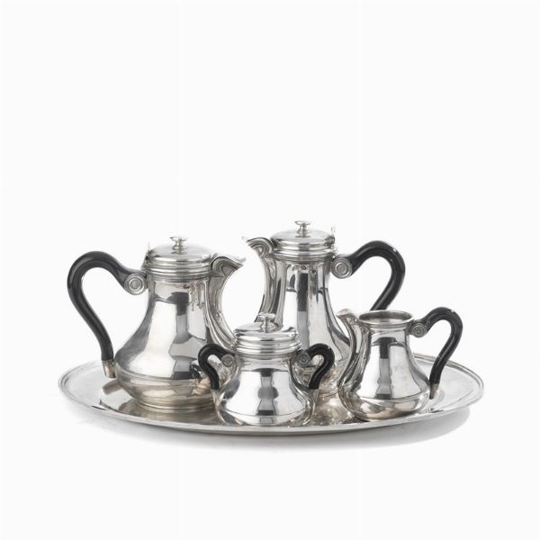 MARIO BUCCELLATI, SERVITO DA T&Egrave; E CAFF&Egrave;, SECOLO XX  - Asta Argenti italiani ed europei - Associazione Nazionale - Case d'Asta italiane