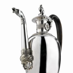 GRANDE CAFFETTIERA, MILANO, SECOLO XIX  - Asta Argenti italiani ed europei - Associazione Nazionale - Case d'Asta italiane