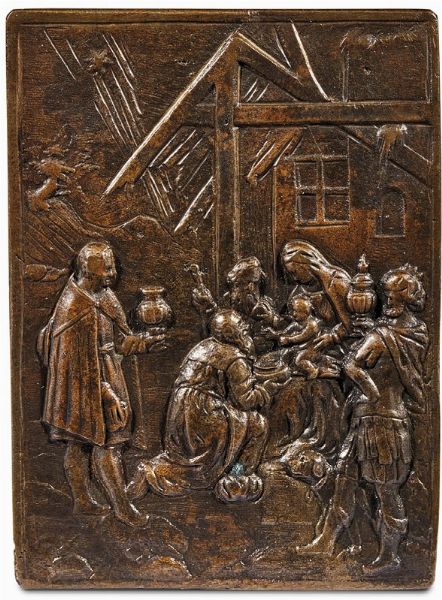 Augsburg, Cerchia di Matthias Wallbaum, inizi secolo XVII  - Asta Placchette, medaglie, bronzetti  - Associazione Nazionale - Case d'Asta italiane
