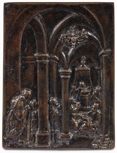 Augsburg, inizi secolo XVII  - Asta Placchette, medaglie, bronzetti  - Associazione Nazionale - Case d'Asta italiane