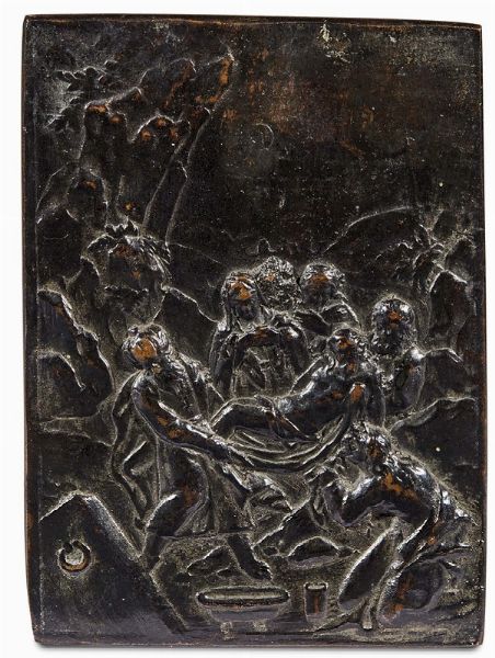 Augsburg, Cerchia di Matthias Wallbaum, inizi secolo XVII  - Asta Placchette, medaglie, bronzetti  - Associazione Nazionale - Case d'Asta italiane