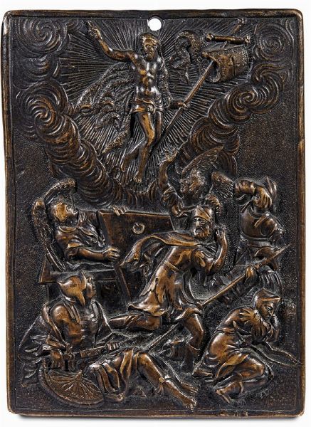 Augsburg, Cerchia di Matthias Wallbaum, inizi secolo XVII  - Asta Placchette, medaglie, bronzetti  - Associazione Nazionale - Case d'Asta italiane