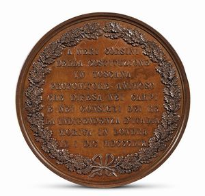 E. Santarelli, N. Cerbara  - Asta Placchette, medaglie, bronzetti  - Associazione Nazionale - Case d'Asta italiane