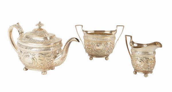 Servizio 3 pezzi  - Asta Asta 102 - Gioielli, Orologi e Argenti - Associazione Nazionale - Case d'Asta italiane