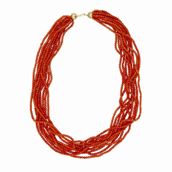 Torchon di corallo mediterraneo  - Asta Asta 102 - Gioielli, Orologi e Argenti - Associazione Nazionale - Case d'Asta italiane