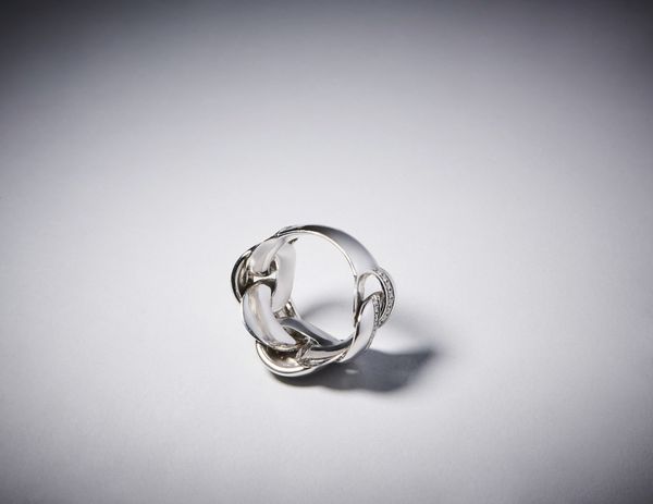 CHIMENTO : Anello oro bianco 750/1000  serie ''Rami'' by Chimento con diamanti bianchi taglio a brillante.  - Asta Asta 366 | GIOIELLI - OROLOGI - Giunonicae Online - Associazione Nazionale - Case d'Asta italiane