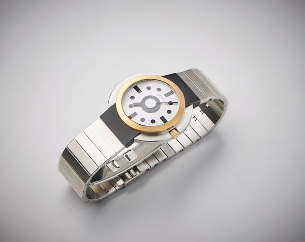 TISSOT : OrologioTissot Heritage Memphis ''Ettore Sottsass'' anno 1988 in acciaio  - Asta Asta 366 | GIOIELLI - OROLOGI - Giunonicae Online - Associazione Nazionale - Case d'Asta italiane
