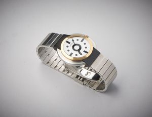 TISSOT : OrologioTissot Heritage Memphis ''Ettore Sottsass'' anno 1988 in acciaio  - Asta Asta 366 | GIOIELLI - OROLOGI - Giunonicae Online - Associazione Nazionale - Case d'Asta italiane