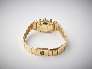 CARTIER : Orologio Cartier Santos in oro giallo 750/1000.  - Asta Asta 366 | GIOIELLI - OROLOGI - Giunonicae Online - Associazione Nazionale - Case d'Asta italiane