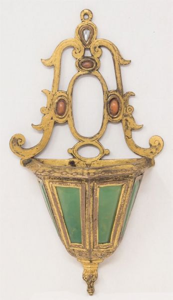 Acquasantiera in bronzo dorato  - Asta Parade I - Arredi e Dipinti Antichi - Associazione Nazionale - Case d'Asta italiane